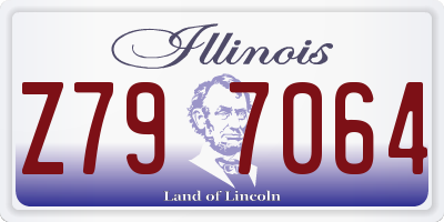 IL license plate Z797064