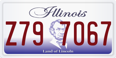 IL license plate Z797067