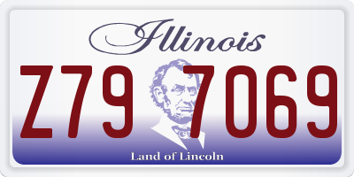 IL license plate Z797069