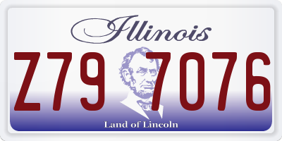 IL license plate Z797076