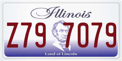 IL license plate Z797079