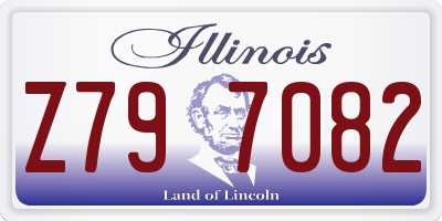 IL license plate Z797082