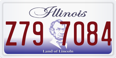 IL license plate Z797084