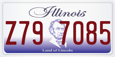 IL license plate Z797085