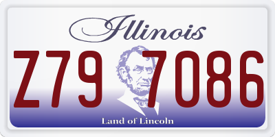IL license plate Z797086