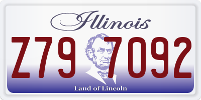 IL license plate Z797092