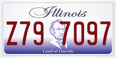 IL license plate Z797097