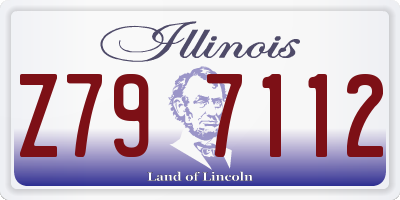 IL license plate Z797112