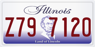 IL license plate Z797120