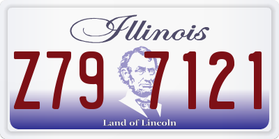 IL license plate Z797121
