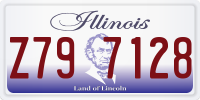 IL license plate Z797128