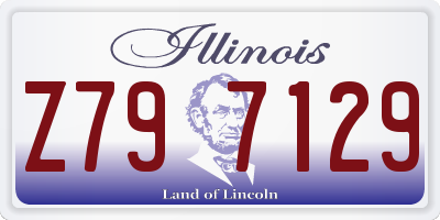 IL license plate Z797129