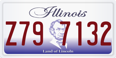 IL license plate Z797132