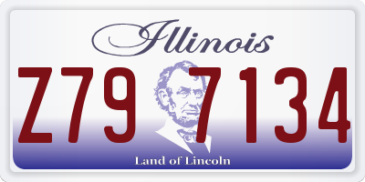 IL license plate Z797134