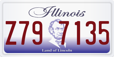 IL license plate Z797135