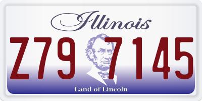 IL license plate Z797145