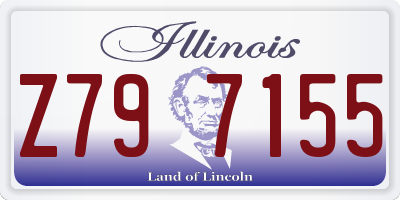 IL license plate Z797155