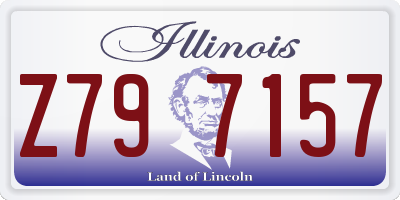 IL license plate Z797157