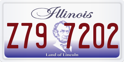 IL license plate Z797202