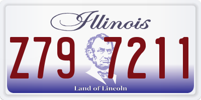 IL license plate Z797211