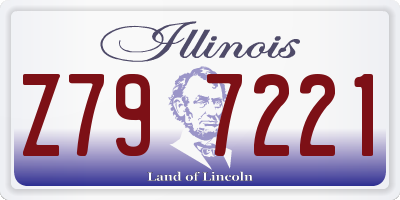 IL license plate Z797221