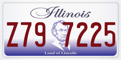 IL license plate Z797225
