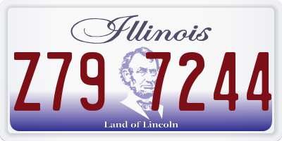 IL license plate Z797244
