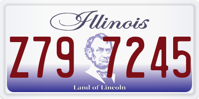 IL license plate Z797245