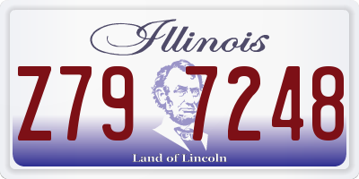 IL license plate Z797248