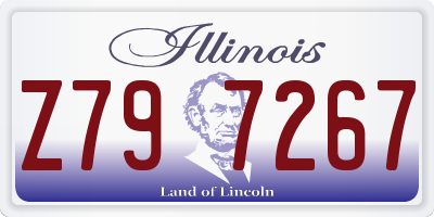 IL license plate Z797267