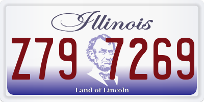 IL license plate Z797269