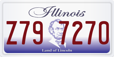IL license plate Z797270