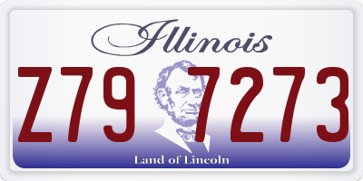 IL license plate Z797273