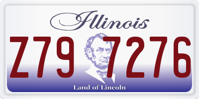 IL license plate Z797276