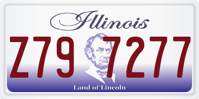 IL license plate Z797277