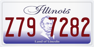 IL license plate Z797282