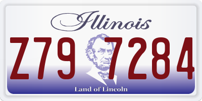 IL license plate Z797284