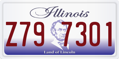 IL license plate Z797301