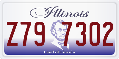 IL license plate Z797302