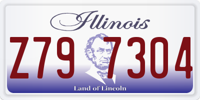 IL license plate Z797304