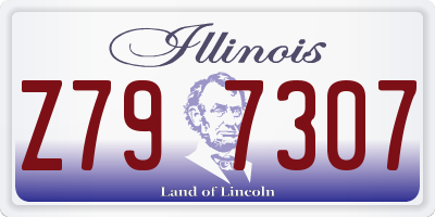 IL license plate Z797307