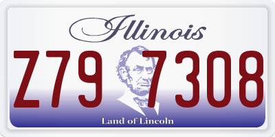 IL license plate Z797308