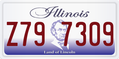 IL license plate Z797309