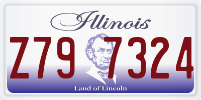 IL license plate Z797324