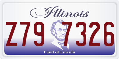 IL license plate Z797326