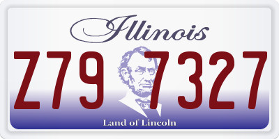IL license plate Z797327