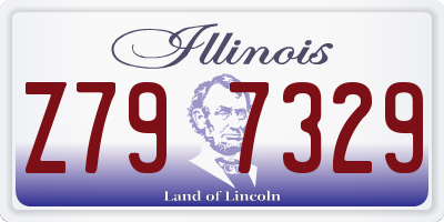 IL license plate Z797329