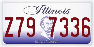 IL license plate Z797336