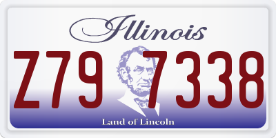 IL license plate Z797338