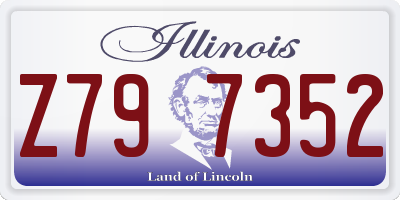 IL license plate Z797352